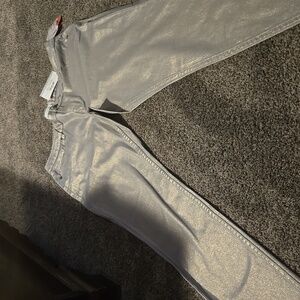 Liz Claiborne Metallic Silver Trousers